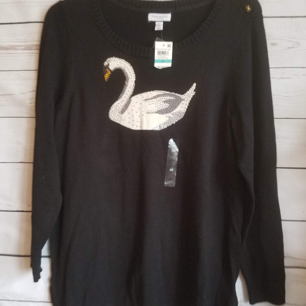 Charter Club Swan Sweater